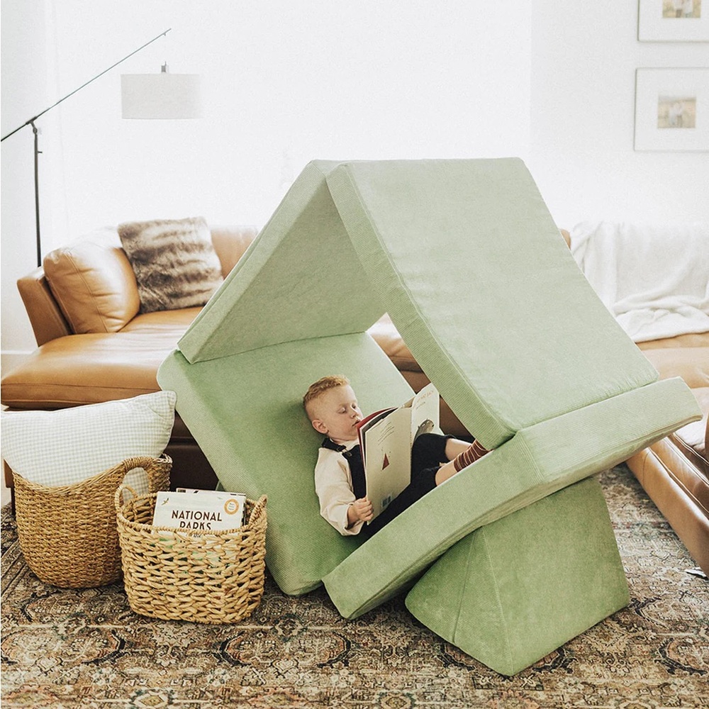 NIB- Nugget Comfort Couch Cover - Lily Pad
